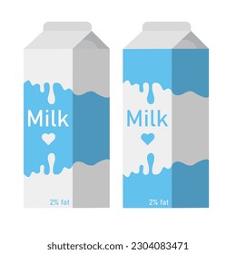 Imagen vectorial de los productos lácteos. Un recipiente con leche. El concepto de un estilo de vida saludable y de la cocina. Un elemento para su diseño.
