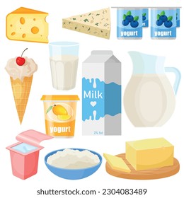 Imagen vectorial de los productos lácteos. Un recipiente con leche. El concepto de un estilo de vida saludable y de la cocina. Un elemento para su diseño.
