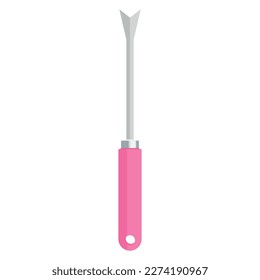Vector cartoon image of a garden tool. The concept of caring for seedlings and vegetable garden. Farm work. An element for your design.