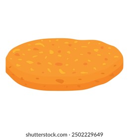 Vektorcartoon-Bild der Hamburger-Zutat. Steckdosen. Fast Food und leckeres Food-Konzept. Elemente für Ihr Design. Banner für Website, Broschüren usw.