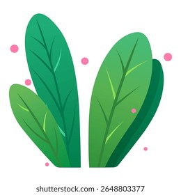 Vector cartoon image of magical plants and flowers. Concept of magical plants for potion making and witchcraft. Magic forest. Element for your design