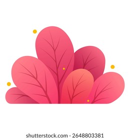 Vector cartoon image of magical plants and flowers. Concept of magical plants for potion making and witchcraft. Magic forest. Element for your design