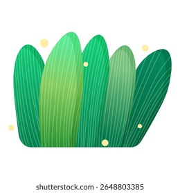 Vector cartoon image of magical plants and flowers. Concept of magical plants for potion making and witchcraft. Magic forest. Element for your design