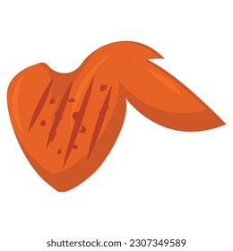 Imagen vectorial de los productos cárnicos. El concepto de carne fresca de granja, salchichas ahumadas, etc. Cocina y venta de elementos para tu diseño.