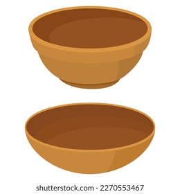 Vector cartoon image of pottery . The concept of cooking and delicious food. An element for your design
