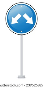 Imagen vectorial de las señales de tránsito. Concepto de reglas de conducción y tráfico. Elementos para su diseño.