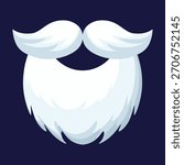A vector cartoon image of Santa Claus