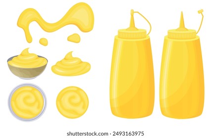 Vector cartoon image of sauce for food. Food supplement concept. Element for your design.