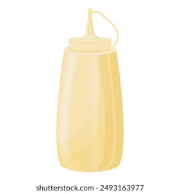 Vector cartoon image of sauce for food. Food supplement concept. Element for your design.