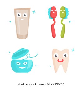 Vector. Cartoon. Isolated art on white background. Flat