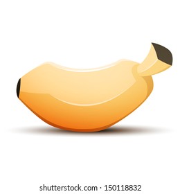 Vector cartoon isolated Banana