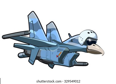 Vector Cartoon Jetbird 4. Available EPS-10 vector format separated by groups and layers for easy edit