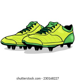 soccer cleats lime green