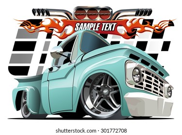Vector cartoon Lowrider. Available EPS-10 separated by groups and layers with transparency effects for one-click repaint
