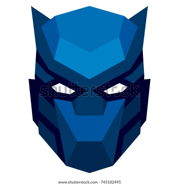 Vector Cartoon Mask Isolated On White Stock Vector (Royalty Free ...