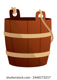 Caricatura de Vector de la cárcel medieval, objeto de tortura. Elemento de Vector aislado en blanco