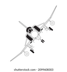Vector Cartoon Military Stealth Jet Fighter Plane. Available EPS10 vector format separated by groups and layers for easy edit