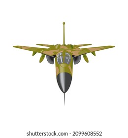 Vector Cartoon Military Stealth Jet Fighter Plane. Available EPS10 Vector Format Separated By Groups And Layers For Easy Edit