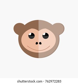 vector cartoon monkey
