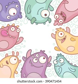 Vector Cartoon Monsters