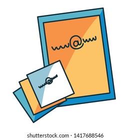 Vector Cartoon Notes Icon Emoji Isolated Illustration