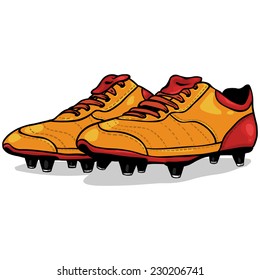 イラスト サッカースパイク のベクター画像素材 画像 ベクターアート Shutterstock