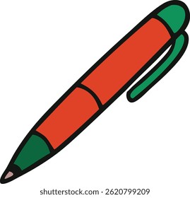 ícone Ilustração de Caneta de Animação de vetor