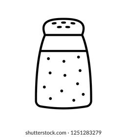Vector Cartoon Pepper Icon Isolated On White Background