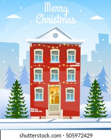 4,681 Christmas house clipart Images, Stock Photos & Vectors | Shutterstock