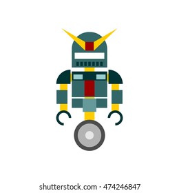 Vector Cartoon Robot Design Icon. Toy robots vector
