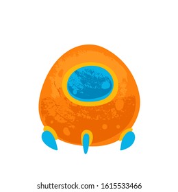 Vector cartoon rocket. Vector illustration for t-shirt prints, greeting cards, parties, posters, stickers or decor