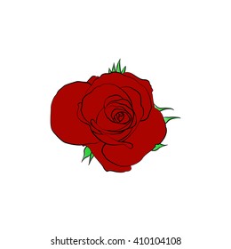 Cartoon Roses Images, Stock Photos & Vectors | Shutterstock