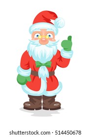 Vector cartoon Santa Claus