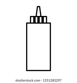 Vector Cartoon Sauce Icon Isolated On White Background