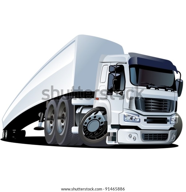 Vector Cartoon Semi Truck 91465886 Vector Cartoon Semi Truck 600w 91465886