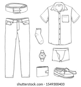 Drawing of Clothes Images, Stock Photos & Vectors | Shutterstock