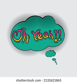 vector cartoon speech art illustration