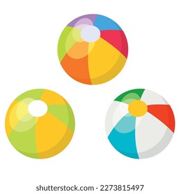 Vector cartoon sports balls. The concept of sports, hobbies and competitions. A useful activity. A bright element for your design.