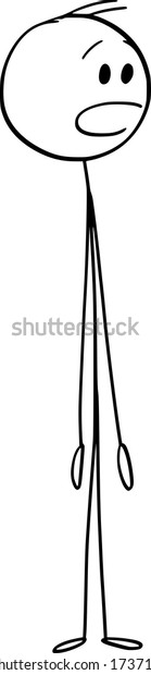 Vector Cartoon Stick Figure Drawing Conceptual Stock Vector (Royalty ...