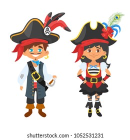 Vector Cartoon Style Boy Girl Characters Stock Vector (Royalty Free ...