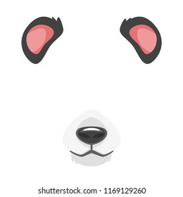 Materials button nose svg BEAR NOSE CLIPART bear nose graphic bear nose ...