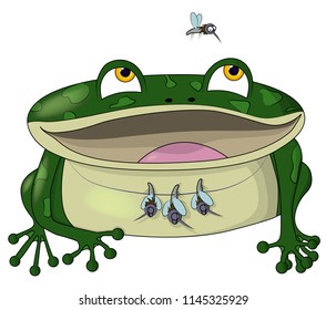 vector cartoon style frog