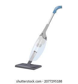 Vector Cartoon style illustration of a vertical Vacuum Cleaner. Isolated on white background.