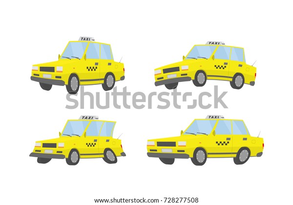 Vector cartoon\
taxi