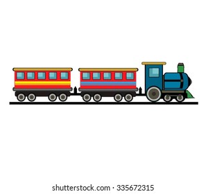 Vector Cartoon Train