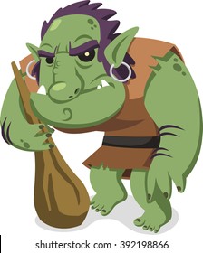 vector cartoon Troll