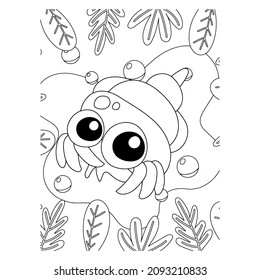 simple underwater coloring page