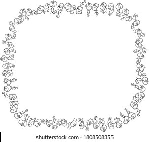 Vektorgrafik auf einfarbigem Hintergrund - Design