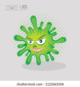 Vector cartoon virus