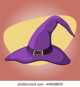 Vector Cartoon Witch Hat